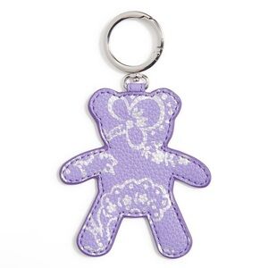Vera Bradley Essential Bear Bag Charm Cotswold Dahlia Purple NWT Outlet